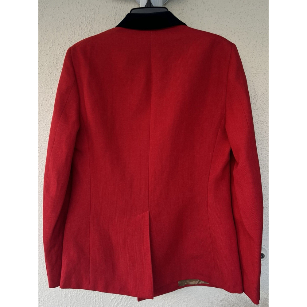 NWT Gucci Wool Linen Double Breast Herringbone Blazer Jacket IT 48 US 38 Formal - Picture 8 of 16
